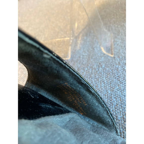 Soft Walk Woman’s patent leather sandal black Carson Size 8.5 cork heel open toe - Picture 15 of 16